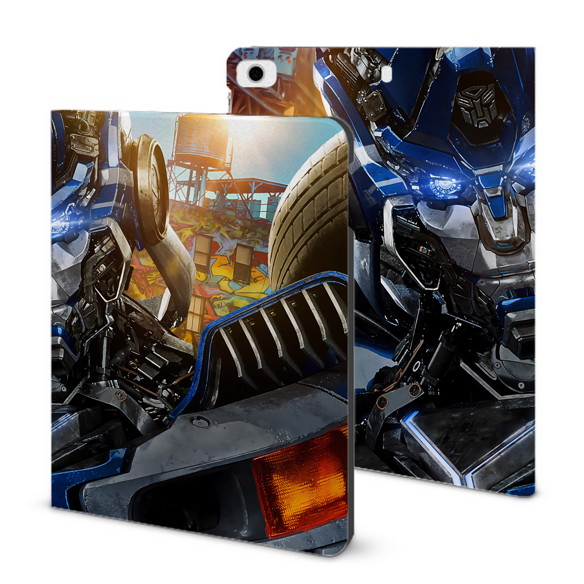 （画像用） Transformers トランスフォーマー IPad ケース ブック型 PUレザー TPU 耐衝撃 軽量 薄型 ペン収納なし 全面保護 IPad 各モデル対応